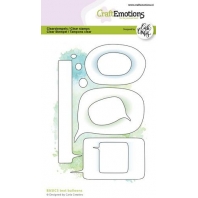 CraftEmotions clearstamps A6 - CC Basics Text Balloons A6