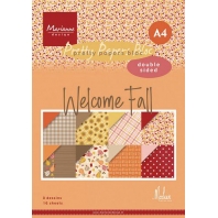 Marianne Design Paperpad Welcome Fall by Marleen