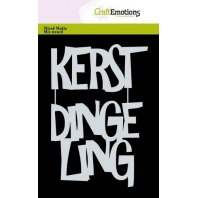 CraftEmotions Mask Stencil - Tekst Kerst A6