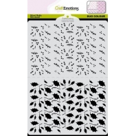 CraftEmotions Mask Stencil Duo Colour patroon nr9 2x  A6 Christmas