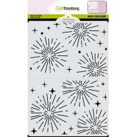 CraftEmotions Mask Stencil Duo Colour patroon nr 10 2x A6 Xmas