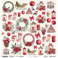 ScrapAndMe  Happy Hollidays - Christmas 12   30,5x30,5cm