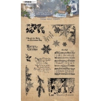 Studio Light Clear Stamp Vintage Christmas nr 546