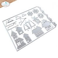 Elisabeth Craft Designs - Art Journal Snow Village 2050