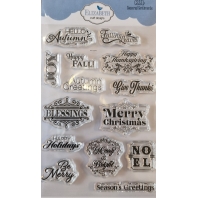 Elisabeth Craft Designs - Clearstamp - Seasonal Sentiments 331