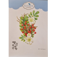 Elisabeth Craft Designs - Snijmal - Floral greenery 2088