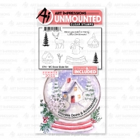 Art Impressions - WC Snow Globe Set 5791