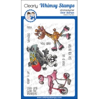 Whimsy Stamps - on a Roll - DP 1070