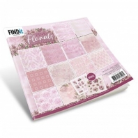 Amy Design - Pink Florals - paperpack 20,3x20,3cm