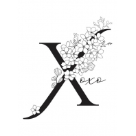 Spellbinders - press plates - Every Occasion Floral X and Sentiment