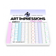 Art Impressions - paperpack 5873 Mini Birthday 
