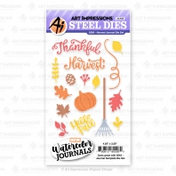 Art Impressions Harvest Journal Die Set 5592