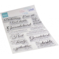 Marianne Design Clear Stamps Met oprechte deelneming