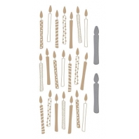 Spellbinders Hot Foil & Die Set Birthday Candle Background