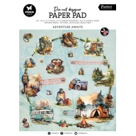 Studio Light Die-cut Paper Pad Adventure awaits Essentials nr 170