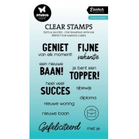 Studio Light Clear Stamp Gefeliciteerd Essentials nr 646
