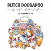 Dutch Doobadoo Haai Five die-cuts 18 stuks