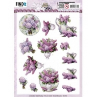 Berrie's Beauties - Lovely Lilacs - 3D uitdruk - Lovely Bouquets