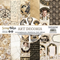 ScrapBoys Art Decoria paper-af 24vel + cut out elements DZ