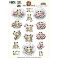 Yvonne Creations - 3D knipvel  Happy Frog 