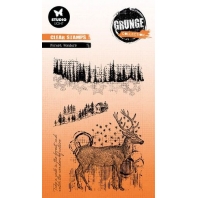 Studio Light Clear Stamp Forest wonders Grunge coll nr 681