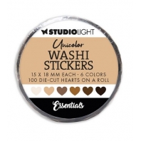 Studio Light Washi Die Cut Stickers Brown Essentials nr 21