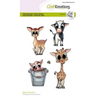 CraftEmotions clearstamps A6 - Baby Animals 2