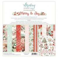 Mintay 30,5x30,5cm paper set - Merry & Joy