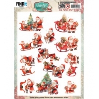 Berrie’s Beauties - Nostalgic Noel - 3D Push Out - Nostalgic Sleigh