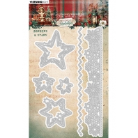 Studio Light - Jeanine’s Art - Festive Nostalgie Borders & Stars