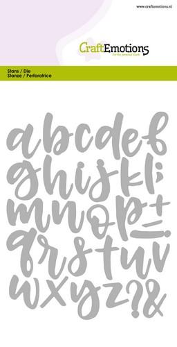 CraftEmotions Die - alfabet handlettering hoofdletters