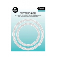 Studio Light - Cutting Die Torn Edge Circles Essentials 