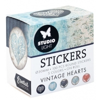 Studio Light - Stickers - Vintage Hearts
