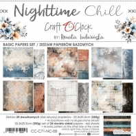 Craft O Clock - Nighttime Chill - 20,3x20,3cm basic