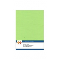 Card Deco Essentials A5 linnenkarton-may green