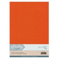 Card Deco Essentials - Linnenkarton A4 - Oranje 11 -10 stuks