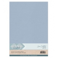 Card Deco Essentials - Linnenkarton A4 - Grijsblauw 102 - 10 stuks