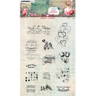 Studio Light Sending You Love Clear Stamps Romantic Elements