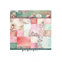 Studio Light Sending You Love 20,3x20,3cm Background Paper Pad 