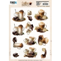 Berrie's Beauties - Coffee Moments - 3D Knipvel - Cacao