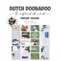 DutchDoobadoo - Freezing Season - Dutch postzegel Art - 20 stuks
