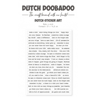 Dutch Doobadoo - Sticker Art Happy Spring 1 A5 - White