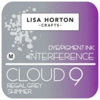 Lisa Horton - Dye/Pigment Ink Interference - Cloud 9 - Regal Grey Shimmer