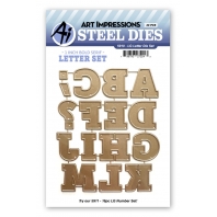 Art Impressions - 30 stuks - Letter Die Set - 5910