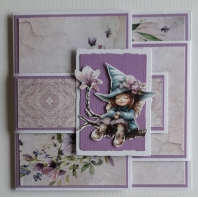 workshop pakket mei 2025  lila bloemenkaart