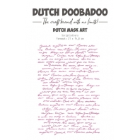 Dutch Doobadoo Mask Art Script letters A5
