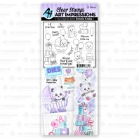 Art Impressions - Baby Panda Set 6017