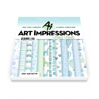 Art Impressions - Baby Boy Paperpack  6058
