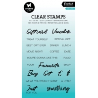 Studio Light - Gift Card Essentials Clear Stamp
