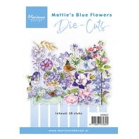 Marianne Design - die-cuts Mattie's Blue Flowers